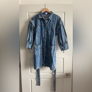 Target Future Collective - Kahlana Barfield collection - Belted Denim Dress